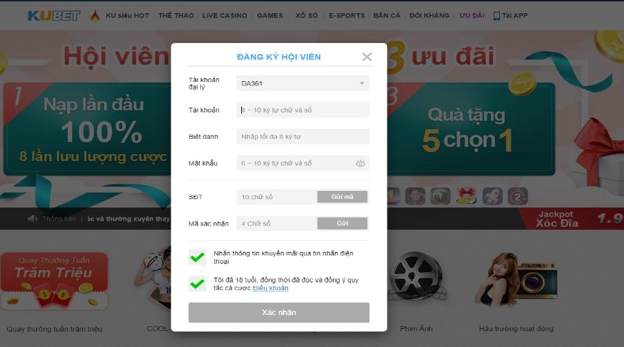 Vậy làm sao để trở thành thành viên của nhà cái Kubet?