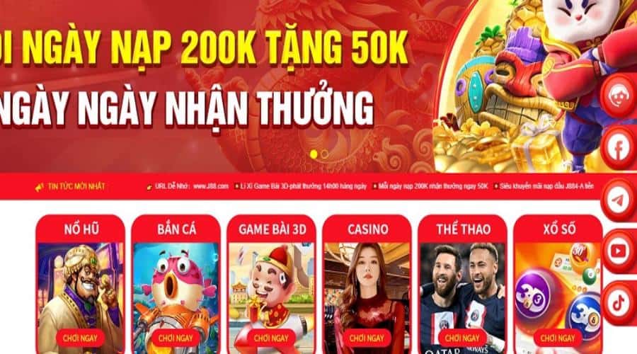 Tổng quan web casino online J88